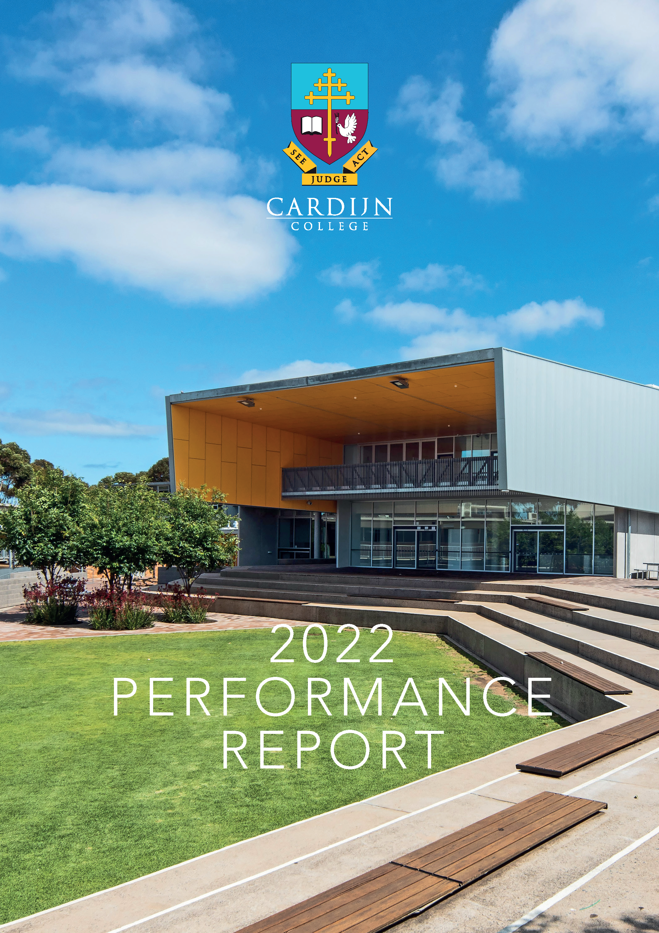 Cardijn College - Cardijn Performance Report 2022 cover.png